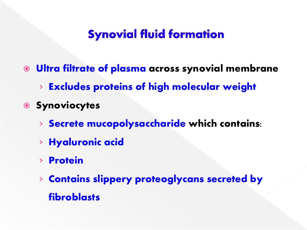 SYNOVIAL FLUID
