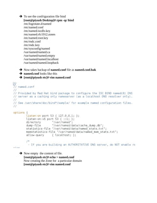 1. primary dns using bind for a and cname record for ipv4 and ipv6 | PDF