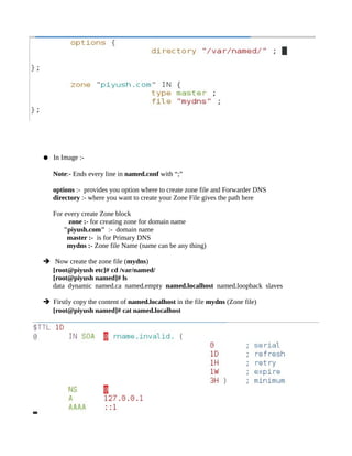 1. primary dns using bind for a and cname record for ipv4 and ipv6 | PDF