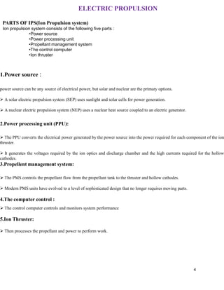 ion propulsion thruster engine | PPTX