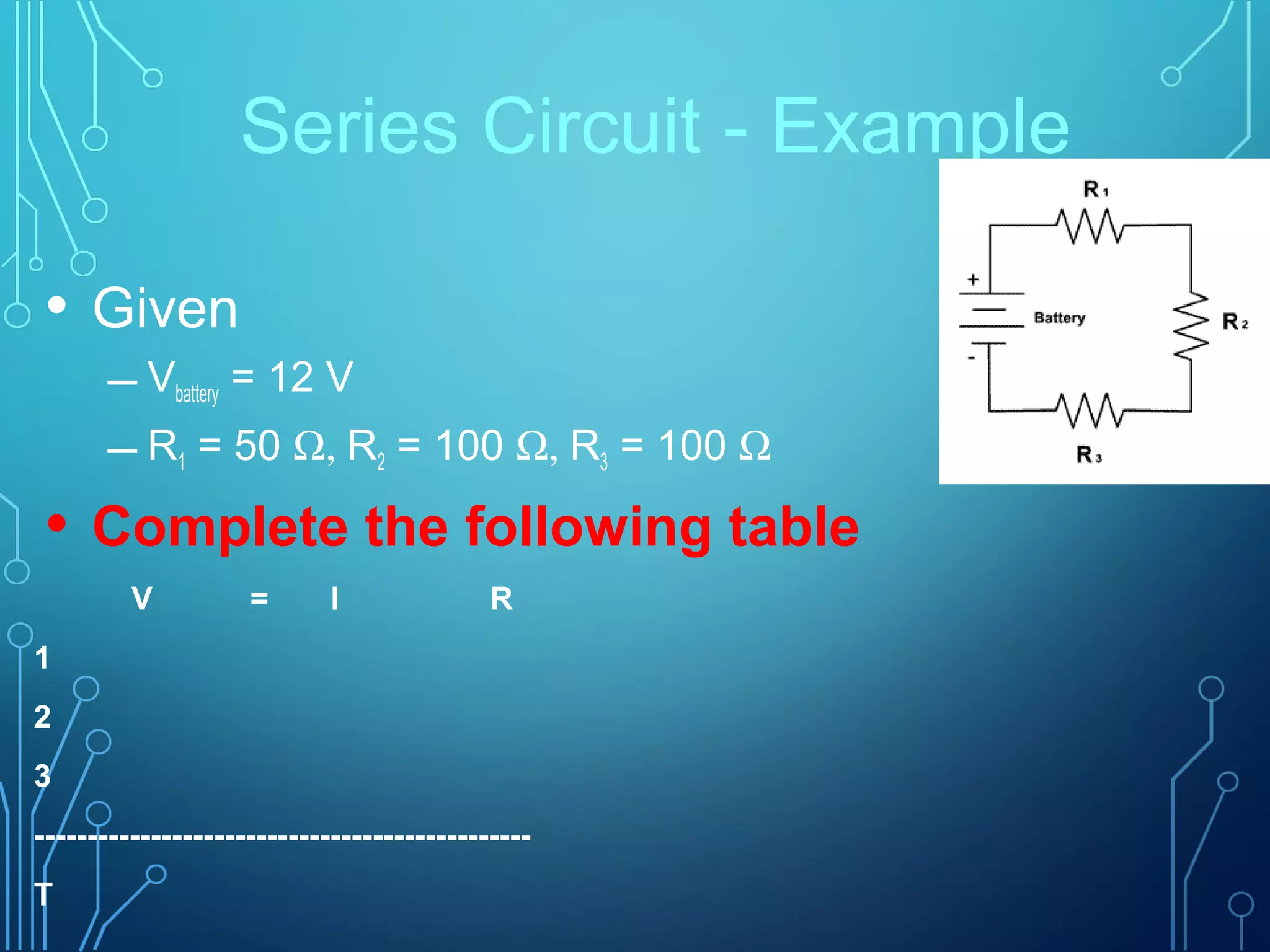 Series and Parallel Circuits | PPT