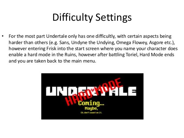 Undertale Case Study Undertale Case Study