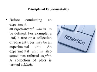 Design of experiments - Dr. Manu Melwin Joy - School of Management ...