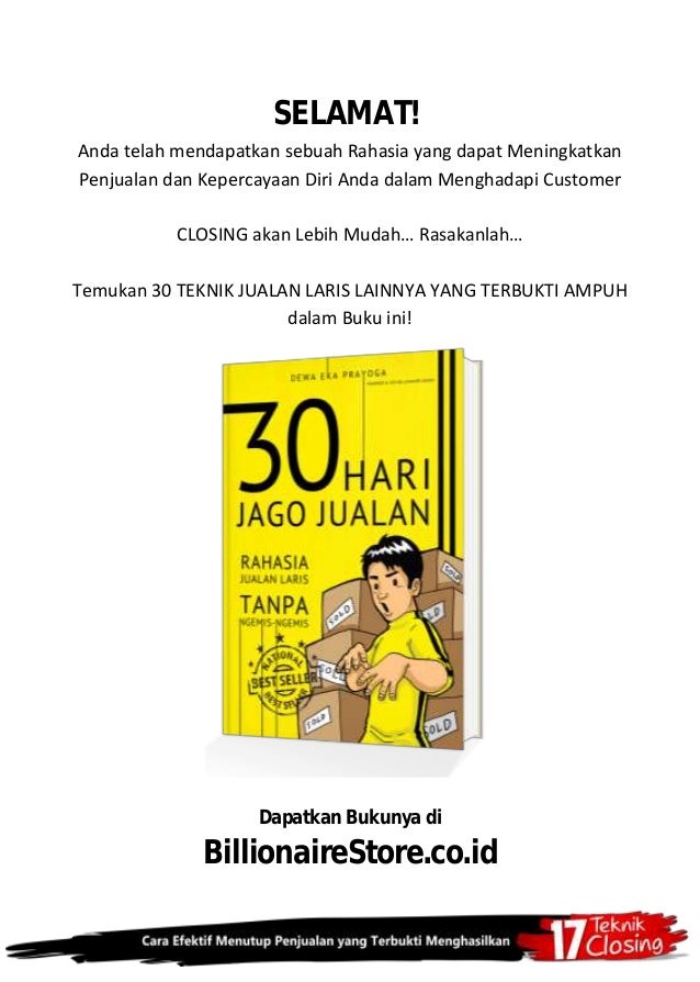 1. 17 teknik closing