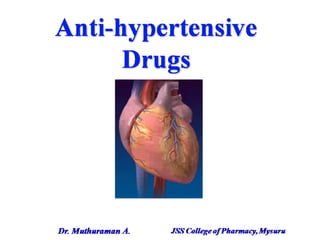 1.3 anti hypertensive drugs