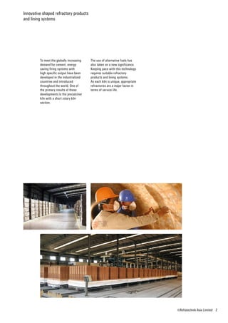 Refractory Product Line | Optimum Solutions for Cement Plants | PDF
