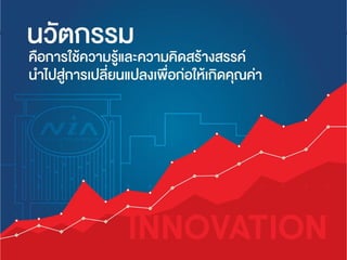 244 มิถุนายน 2561
#1 Innovation 101 : การวิจัย พัฒนาและนวัตกรรม
 