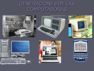 GENERACIONES DE LASGENERACIONES DE LAS
COMPUTADORASCOMPUTADORAS
 