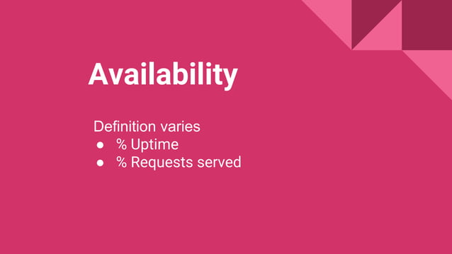Overview of Site Reliability Engineering (SRE) & best practices | PDF
