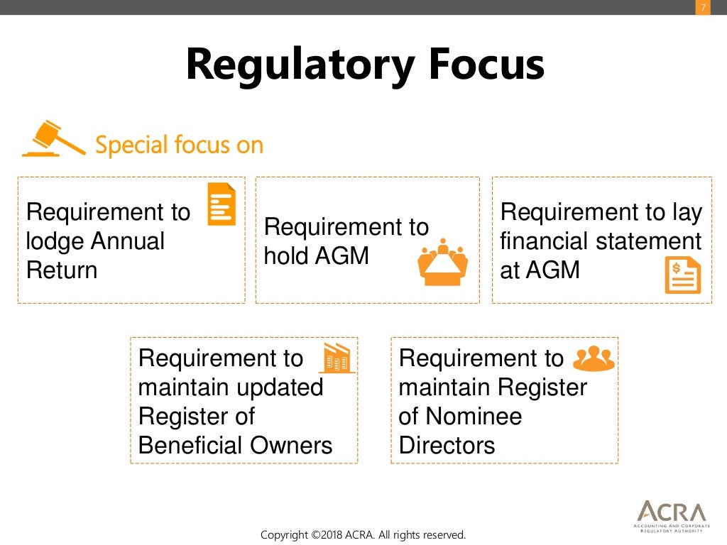 Challenges of a corporate regulator