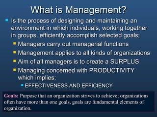 Managing in a dynamic environment | PPT
