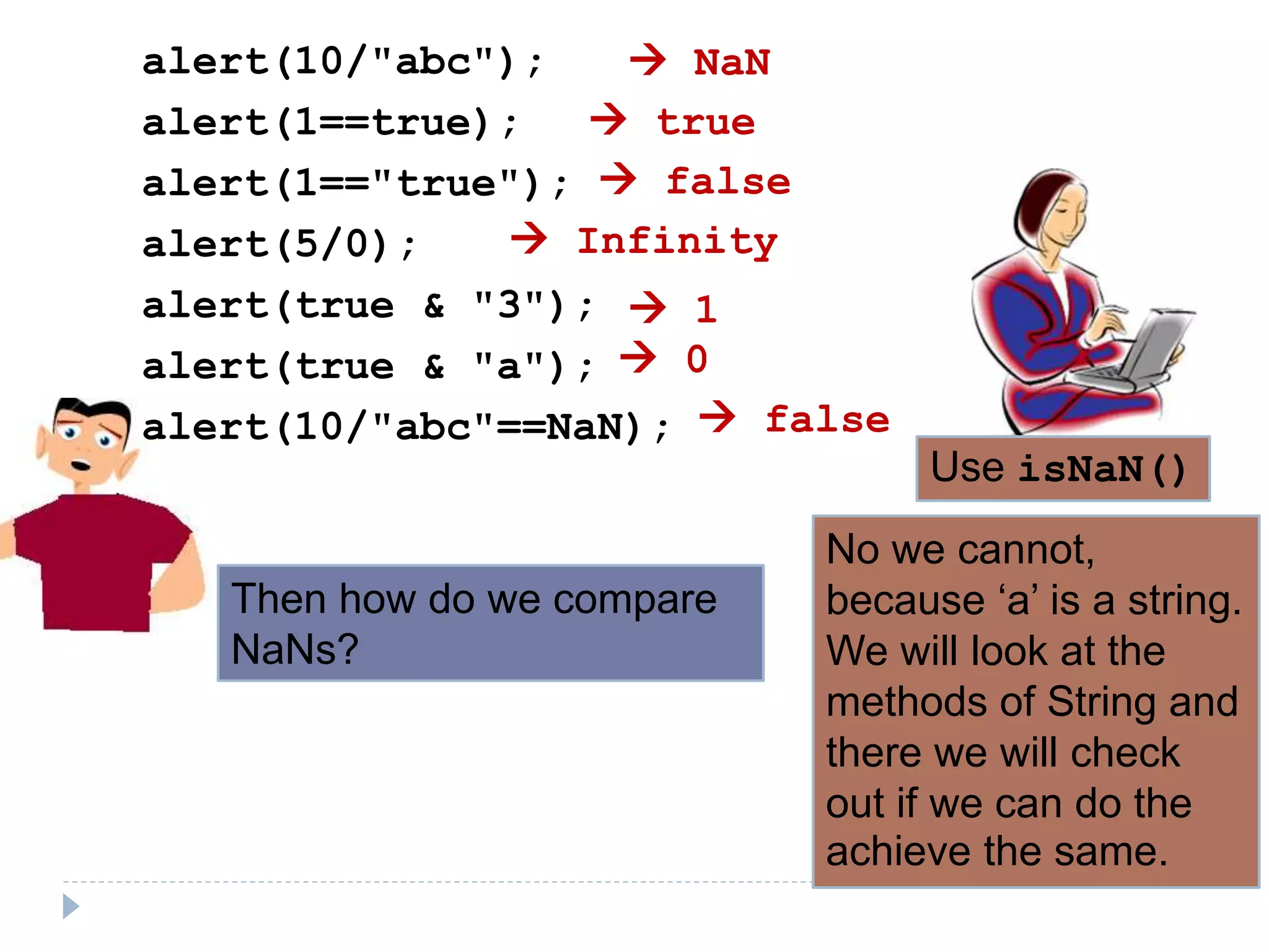 1. java script language fundamentals | PPT