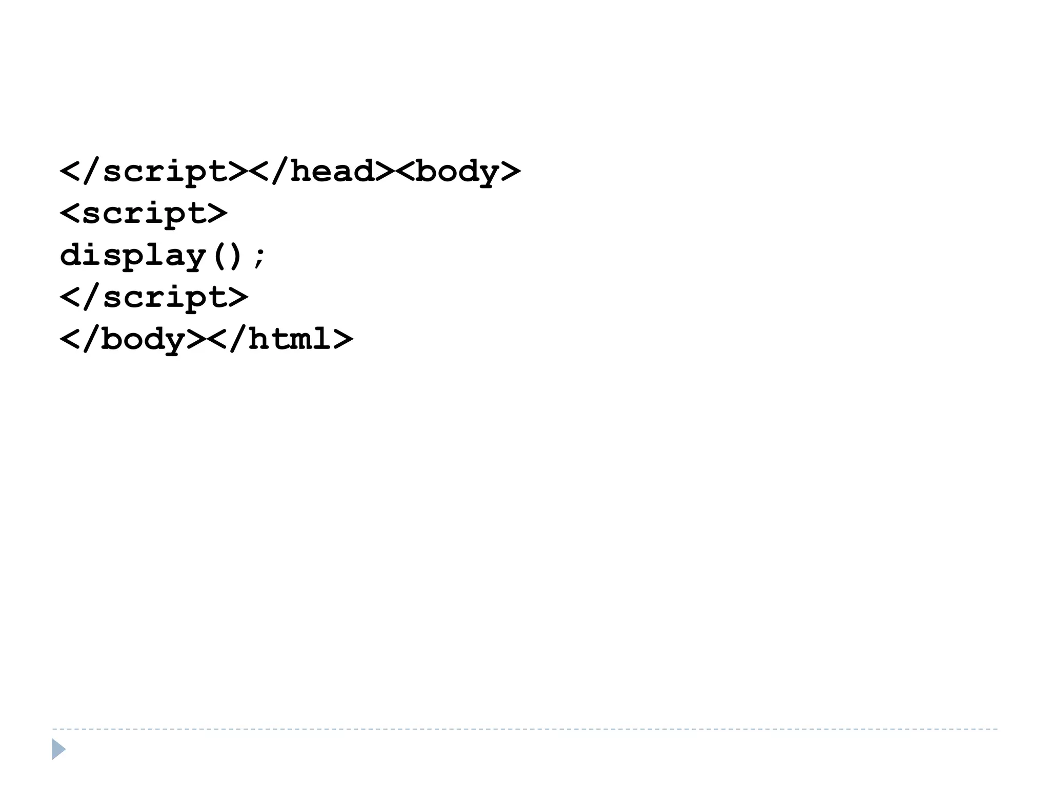 1. java script language fundamentals | PPT