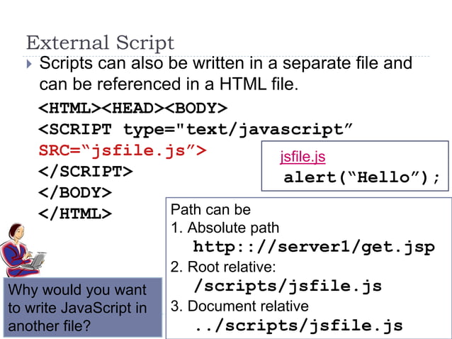 1. java script language fundamentals | PPT
