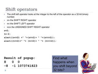 1. java script language fundamentals | PPT