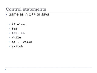 1. java script language fundamentals | PPT
