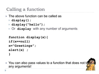 1. java script language fundamentals | PPT