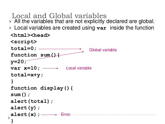 1. java script language fundamentals