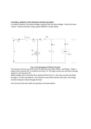 Boost Converter and analysis its characteristics | PDF | Computer ...