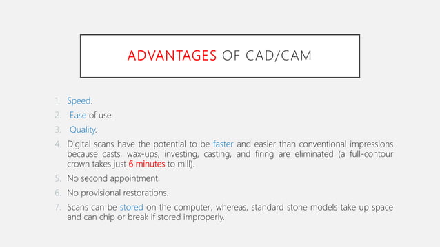 Advanced dental laboratory techniques :CAD/CAM & 3D printing | PPT