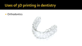 Advanced dental laboratory techniques :CAD/CAM & 3D printing | PPTX