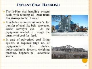 1.Steam Thermal Power Plant and Coal Handling | PPTX