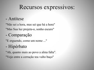 Análise do Poema - A Última Nau | PPTX