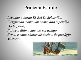 Análise do Poema - A Última Nau | PPTX