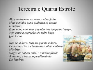 Análise do Poema - A Última Nau | PPTX