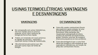 Usinas Termoelétricas