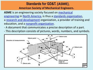 Geometrical Dimensioning & Tolerancing, GD&T Course. Day1 | PPTX