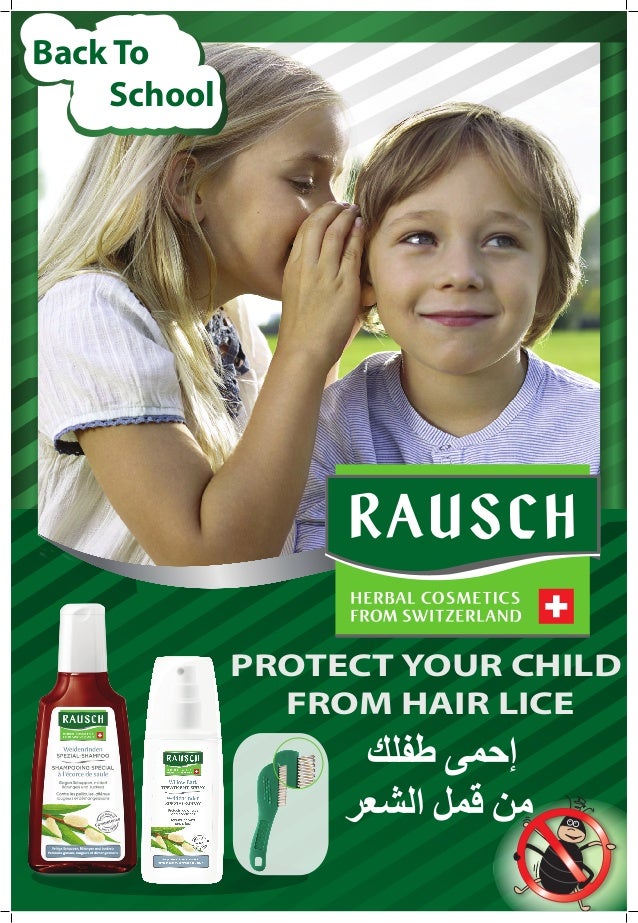 Back To School Protect Your Child With Rausch Anti Lice Shampoo And
