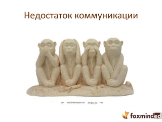 Недостаток коммуникации
 