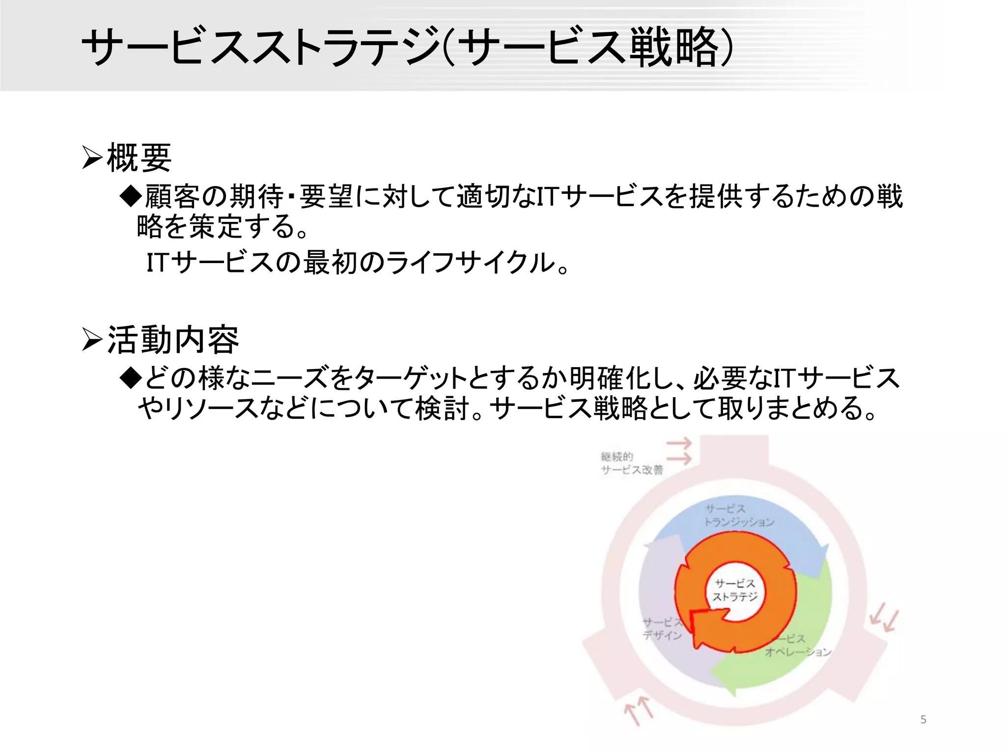 ITILサービストランジション 第1回ITIL勉強会資料 | PDF