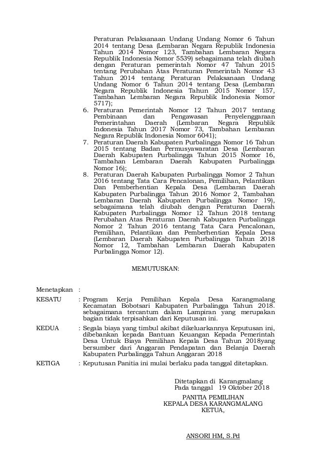 PERMOHONAN PENCAIRAN DANA PILKADES YANG BERSUMBER DARI ...