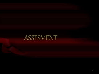 ASSESMENT
15
 