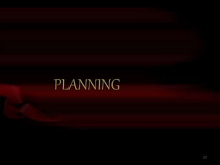 PLANNING
17
 