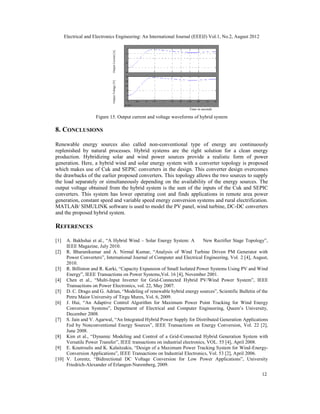 MODELING OF HYBRID WIND AND PHOTOVOLTAIC ENERGY SYSTEM USING A NEW ...