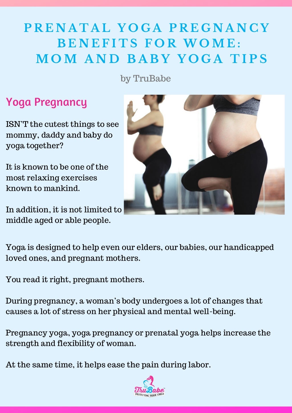 Prenatal Yoga Pregnancy Benefits for Women Mom and Baby Yoga Tips