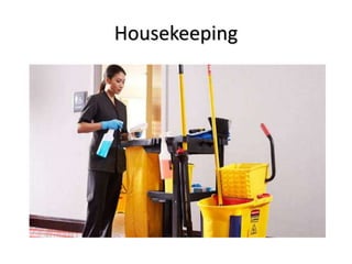 Housekeeping
 