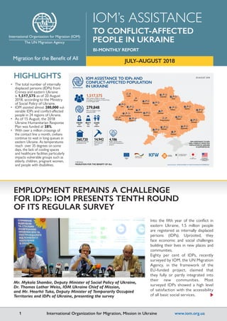 Ukraine — Internal Displacement Report — General Population Survey