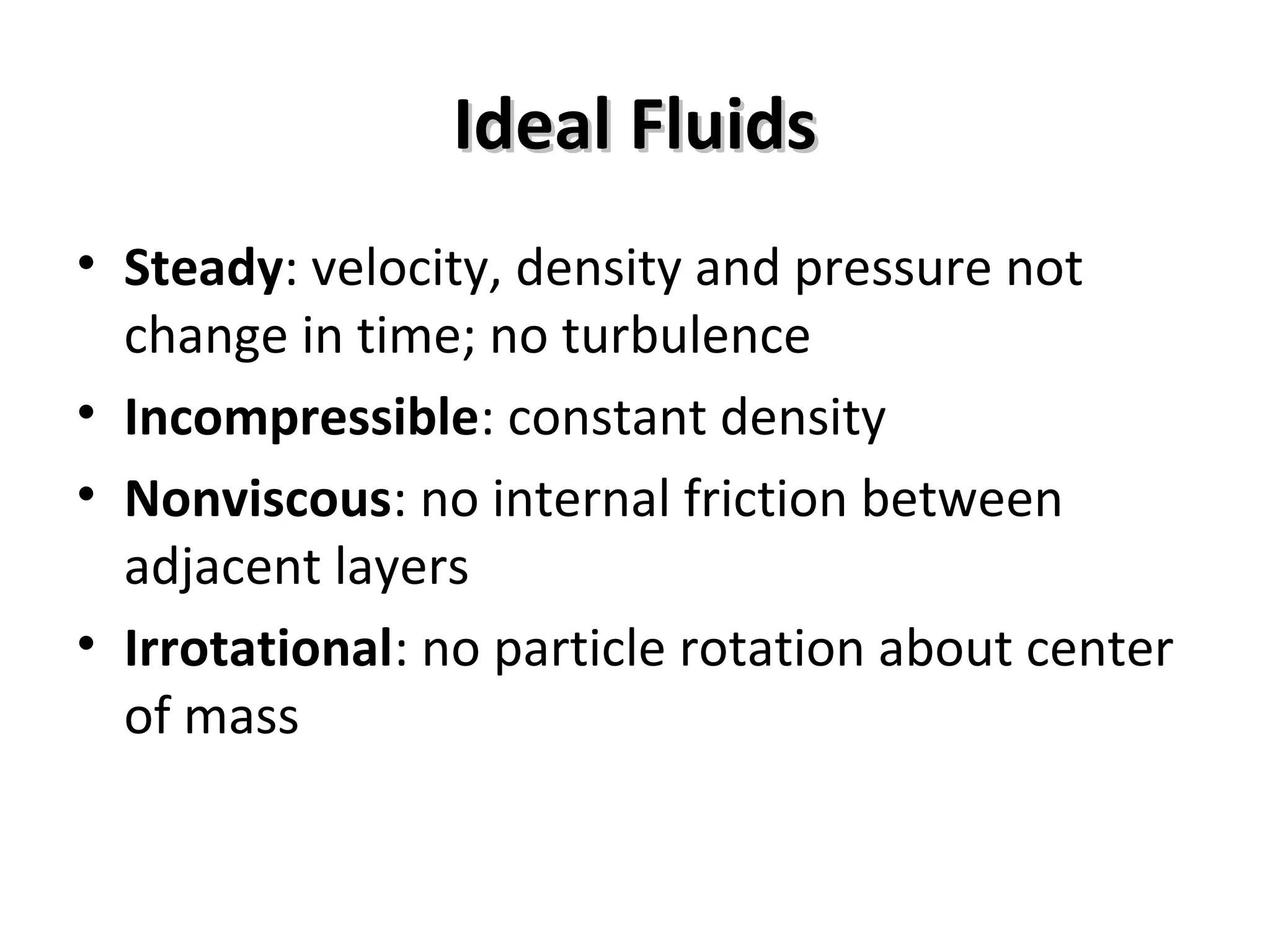 Fluid Mechanics - 203PHYS | PPT