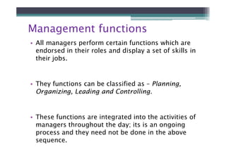 1. introduction to management | PDF