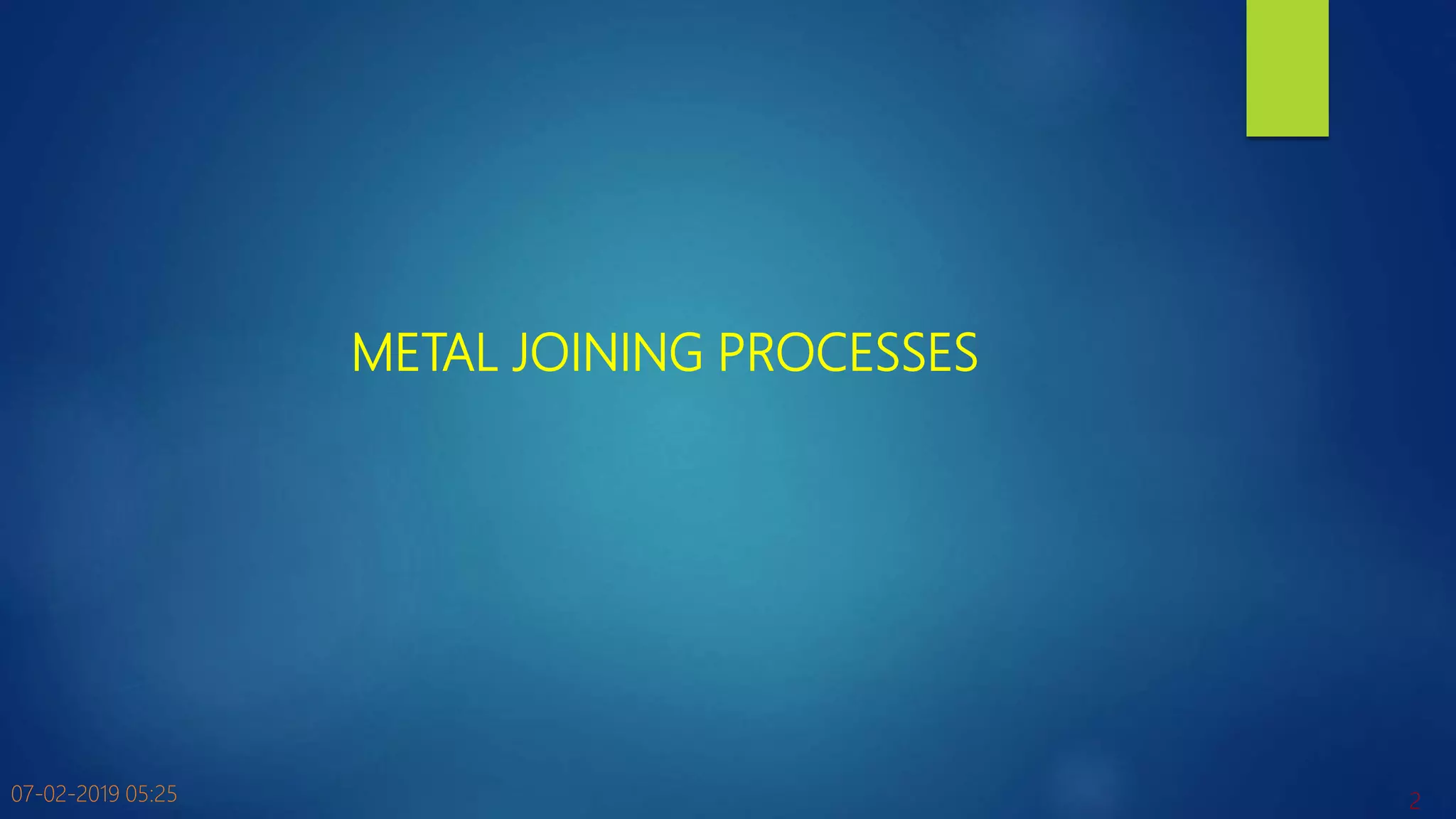 METAL JOINING PROCESSES
07-02-2019 05:25 2
 