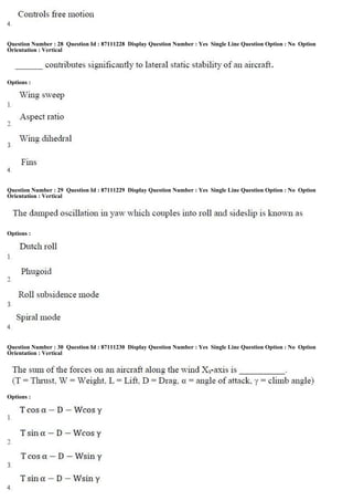 Question Number : 28 Question Id : 87111228 Display Question Number : Yes Single Line Question Option : No Option
Orientation : Vertical
Options :
Question Number : 29 Question Id : 87111229 Display Question Number : Yes Single Line Question Option : No Option
Orientation : Vertical
Options :
Question Number : 30 Question Id : 87111230 Display Question Number : Yes Single Line Question Option : No Option
Orientation : Vertical
Options :
 