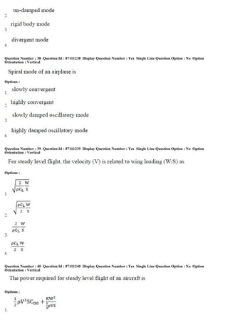 Question Number : 38 Question Id : 87111238 Display Question Number : Yes Single Line Question Option : No Option
Orientation : Vertical
Options :
Question Number : 39 Question Id : 87111239 Display Question Number : Yes Single Line Question Option : No Option
Orientation : Vertical
Options :
Question Number : 40 Question Id : 87111240 Display Question Number : Yes Single Line Question Option : No Option
Orientation : Vertical
Options :
 