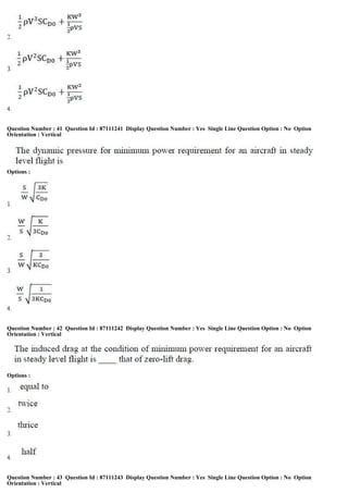 Question Number : 41 Question Id : 87111241 Display Question Number : Yes Single Line Question Option : No Option
Orientation : Vertical
Options :
Question Number : 42 Question Id : 87111242 Display Question Number : Yes Single Line Question Option : No Option
Orientation : Vertical
Options :
Question Number : 43 Question Id : 87111243 Display Question Number : Yes Single Line Question Option : No Option
Orientation : Vertical
 