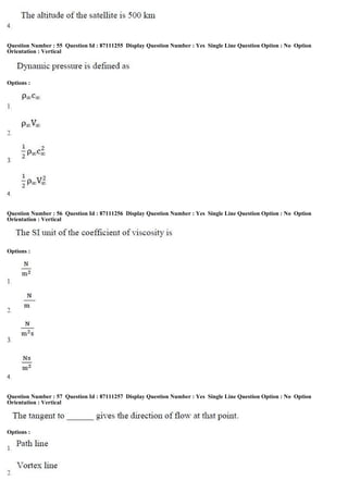 Question Number : 55 Question Id : 87111255 Display Question Number : Yes Single Line Question Option : No Option
Orientation : Vertical
Options :
Question Number : 56 Question Id : 87111256 Display Question Number : Yes Single Line Question Option : No Option
Orientation : Vertical
Options :
Question Number : 57 Question Id : 87111257 Display Question Number : Yes Single Line Question Option : No Option
Orientation : Vertical
Options :
 