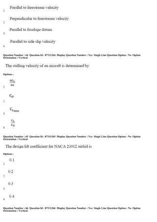 Question Number : 64 Question Id : 87111264 Display Question Number : Yes Single Line Question Option : No Option
Orientation : Vertical
Options :
Question Number : 65 Question Id : 87111265 Display Question Number : Yes Single Line Question Option : No Option
Orientation : Vertical
Options :
Question Number : 66 Question Id : 87111266 Display Question Number : Yes Single Line Question Option : No Option
Orientation : Vertical
 