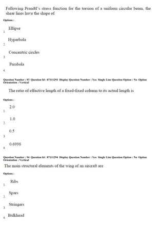 Options :
Question Number : 93 Question Id : 87111293 Display Question Number : Yes Single Line Question Option : No Option
Orientation : Vertical
Options :
Question Number : 94 Question Id : 87111294 Display Question Number : Yes Single Line Question Option : No Option
Orientation : Vertical
Options :
 